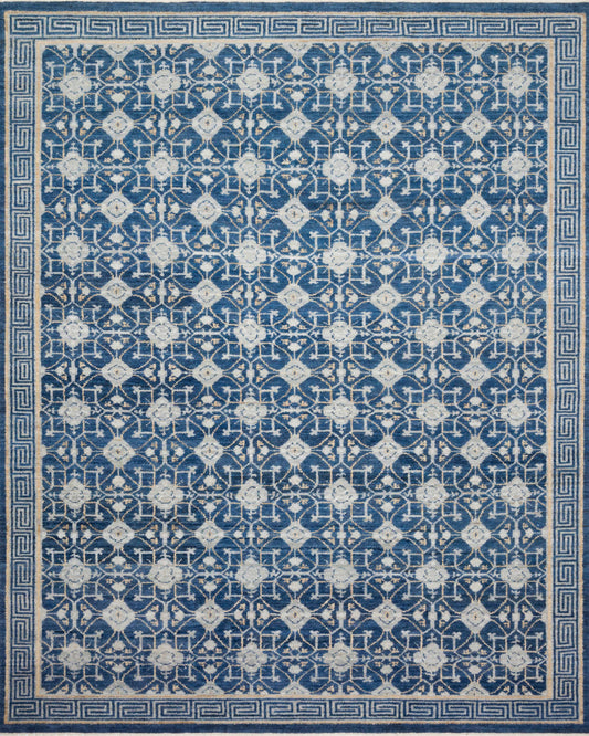 Reina Rug in Navy & Navy