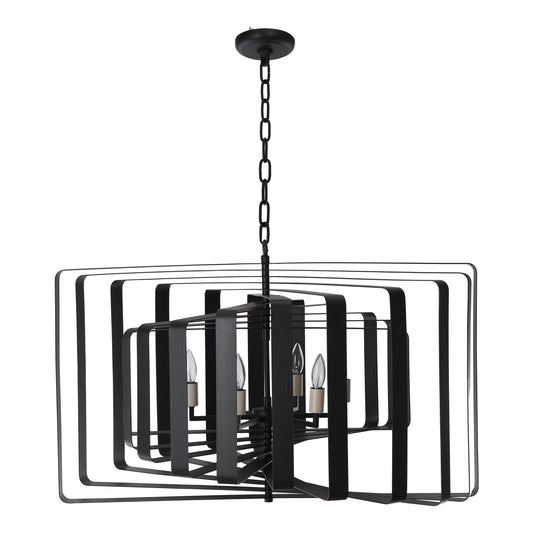 Moe's Home Chelsea Pendant in Black (22" x 35" x 35") - RM-1034-02