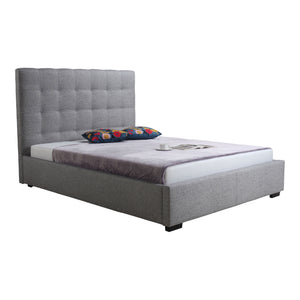 Moe's Home Belle Bed in Light Grey (10' x 65' x 89') - RN-1000-29