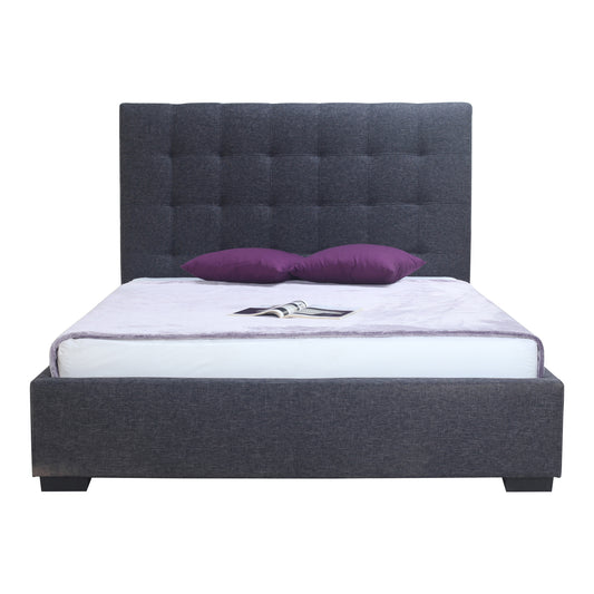Moe's Home Belle Bed in Charcoal Grey (50" x 85" x 88") - RN-1001-25