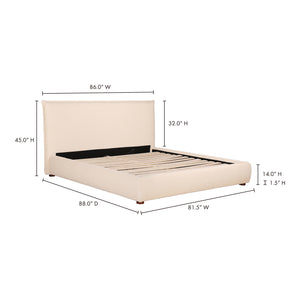 Moe's Home Recharge Bed in King (45' x 86' x 88') - RN-1143-18