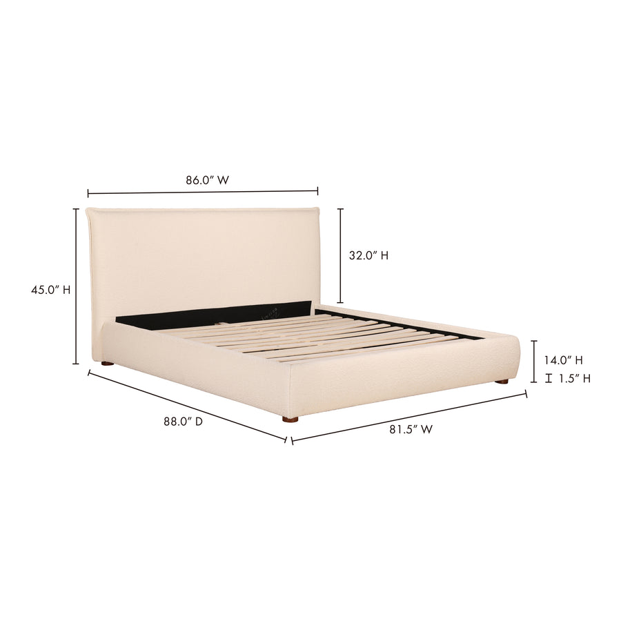 Moe's Home Recharge Bed in King (45' x 86' x 88') - RN-1143-18