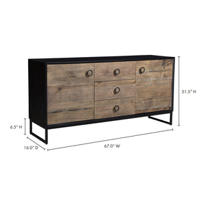 Moe's Home Heath Sideboard in Natural (31.5' x 67' x 16') - RP-1003-24