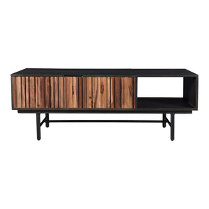 Moe's Home Jackson Coffee Table in Black (17' x 47' x 18') - RP-1006-02