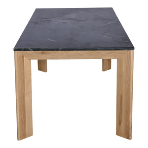 Moe's Home Angle Dining Table in Black (30' x 80' x 38') - RP-1023-02