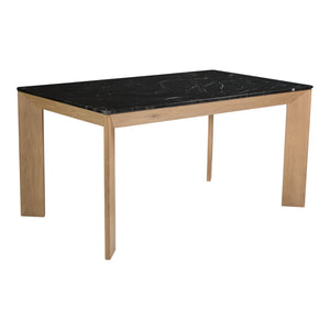 Moe's Home Angle Dining Table in Black (30' x 60' x 38') - RP-1026-02