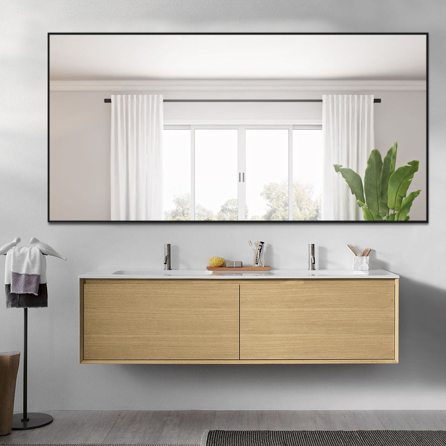 71-in H x 31-in W Metal Framed Full Length Oversized Mirror