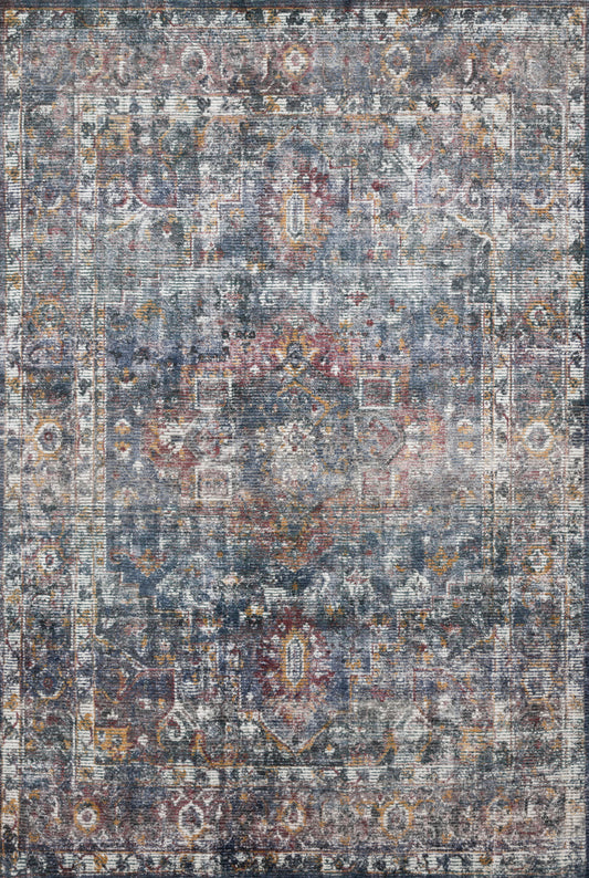 Rumi Rug in Navy & Multi