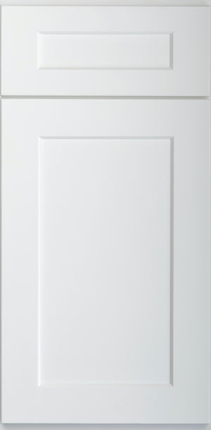 Shaker White Vanity Decorative End Panel (20.5' x 29' x 0.75')