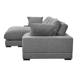Moe's Home Plunge Sectional in Anthracite Grey (34' x 106' x 46') - TN-1004-15