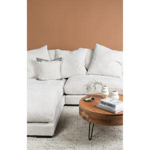 Moe's Home Tumble Sectional in Cappuccino Brown (21' x 43.5' x 43.5') - UB-1007-14