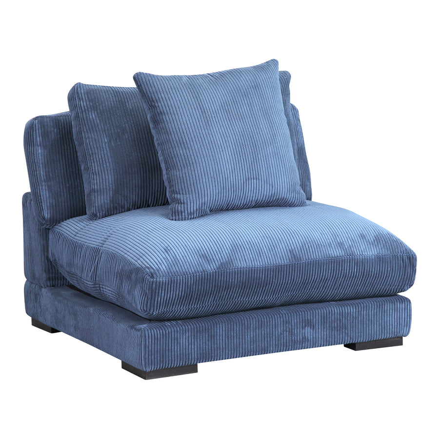 Moe's Home Tumble Living Room Chair in Navy Blue (21' x 43.5' x 43.5') - UB-1008-46
