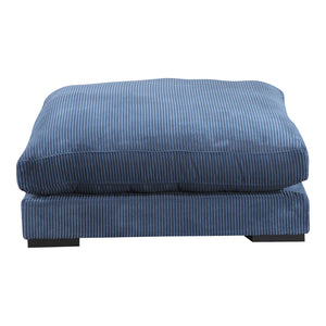 Moe's Home Tumble Ottoman in Navy Blue (18' x 43.5' x 43.5') - UB-1009-46