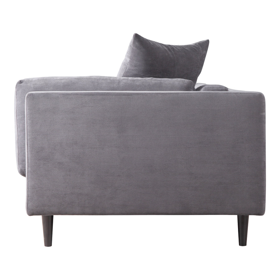 Moe's Home Lafayette Sofa in Grey (27.5' x 90.5' x 39') - UB-1011-25