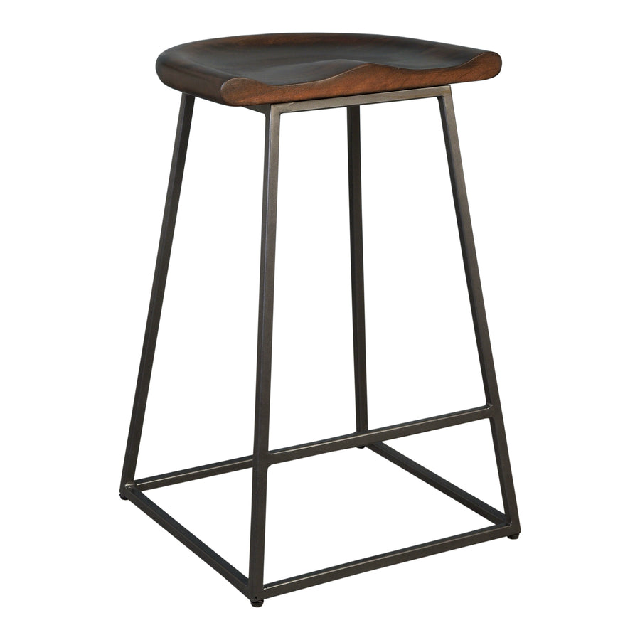 Moe's Home Jackman Counter Stool in Brown (25.5' x 16.5' x 16') - UH-1010-20