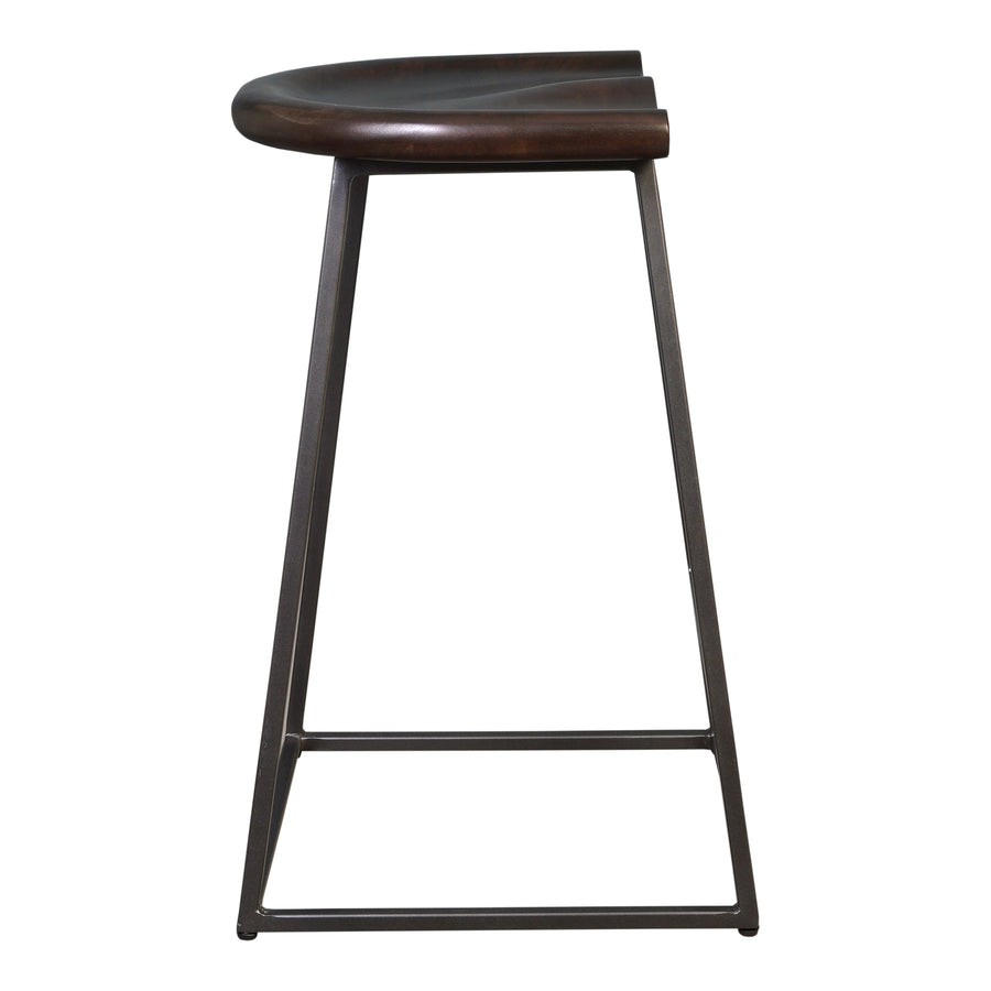 Moe's Home Jackman Counter Stool in Brown (25.5' x 16.5' x 16') - UH-1010-20