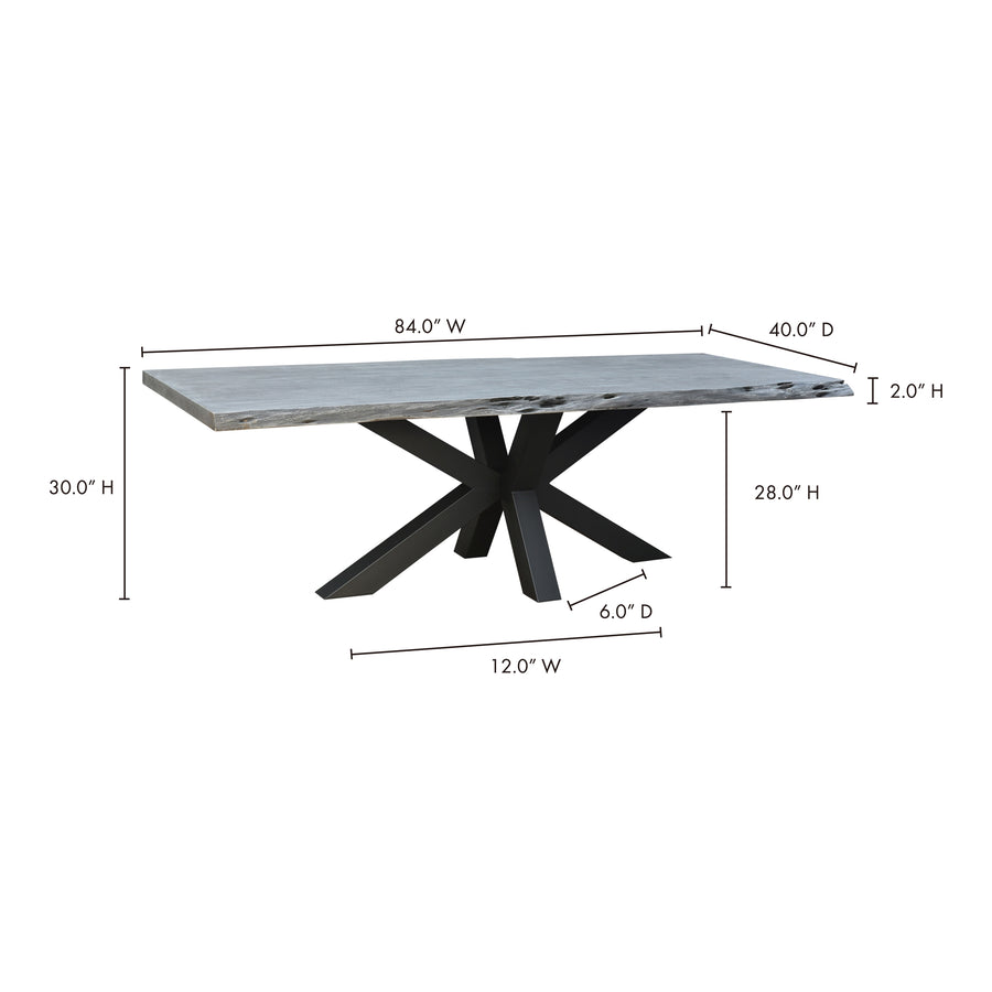 Moe's Home Edge Dining Table in Small (30' x 84' x 40') - UH-1018-29