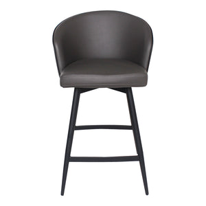 Moe's Home Webber Counter Stool in Charcoal (37' x 21.5' x 21.5') - UU-1004-07