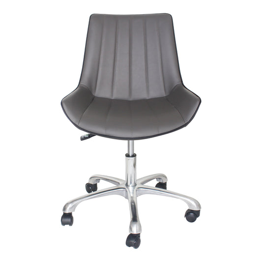 Moe's Home Mack Office Chair in Grey (31" x 22" x 27") - UU-1010-41