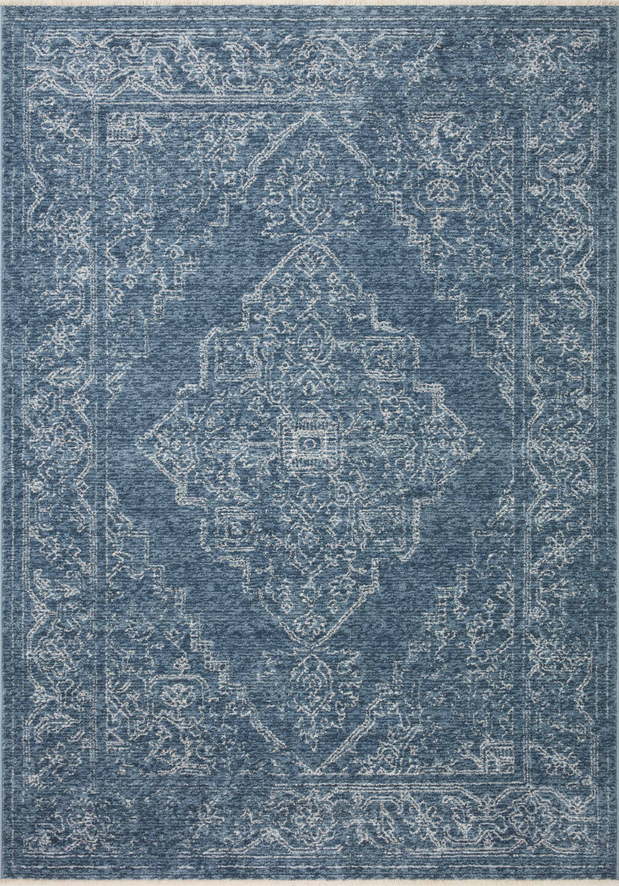 Vance Rug in Denim & Dove