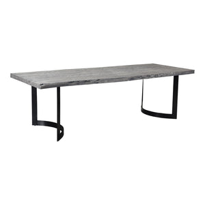 Moe's Home Bent Dining Table in Weathered Grey (29.5' x 98.5' x 40') - VE-1001-29