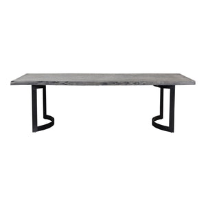 Moe's Home Bent Dining Table in Weathered Grey (29.5' x 98.5' x 40') - VE-1001-29