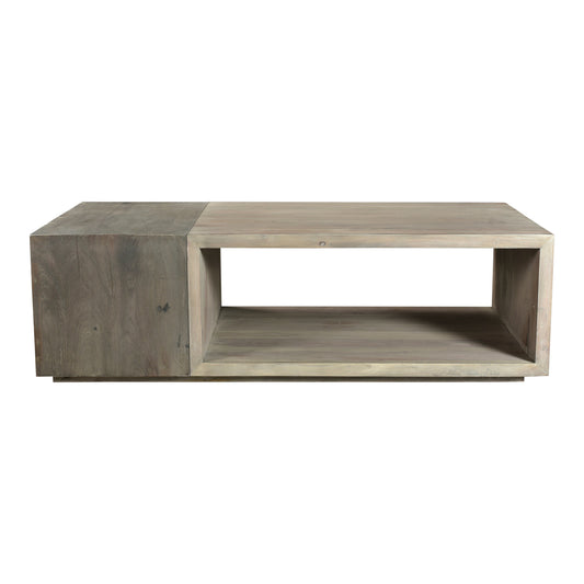 Moe's Home Timtam Coffee Table in Grey (16" x 54" x 26") - VE-1059-29