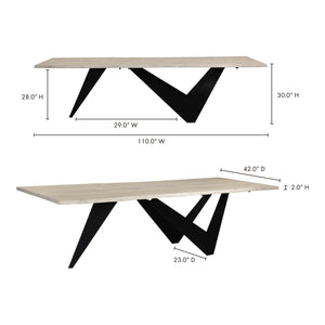 Moe's Home Bird Dining Table in Large (30' x 110' x 42') - VE-1078-24