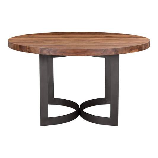 Moe's Home Bent Dining Table in Brown (30" x 54" x 54") - VE-1106-03