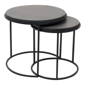 Moe's Home Roost Accent Table in Black (18.25' x 19.75' x 19.75') - VH-1008-02
