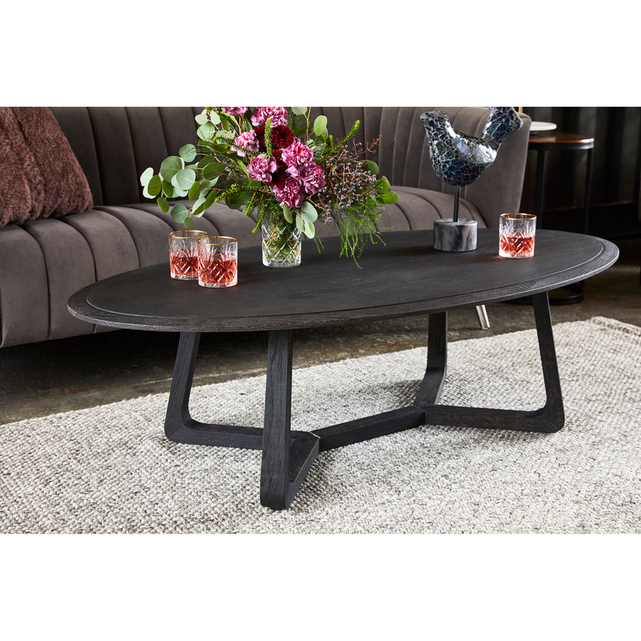 Moe's Home Nathan Coffee Table in Black (16' x 54' x 28') - VL-1044-02