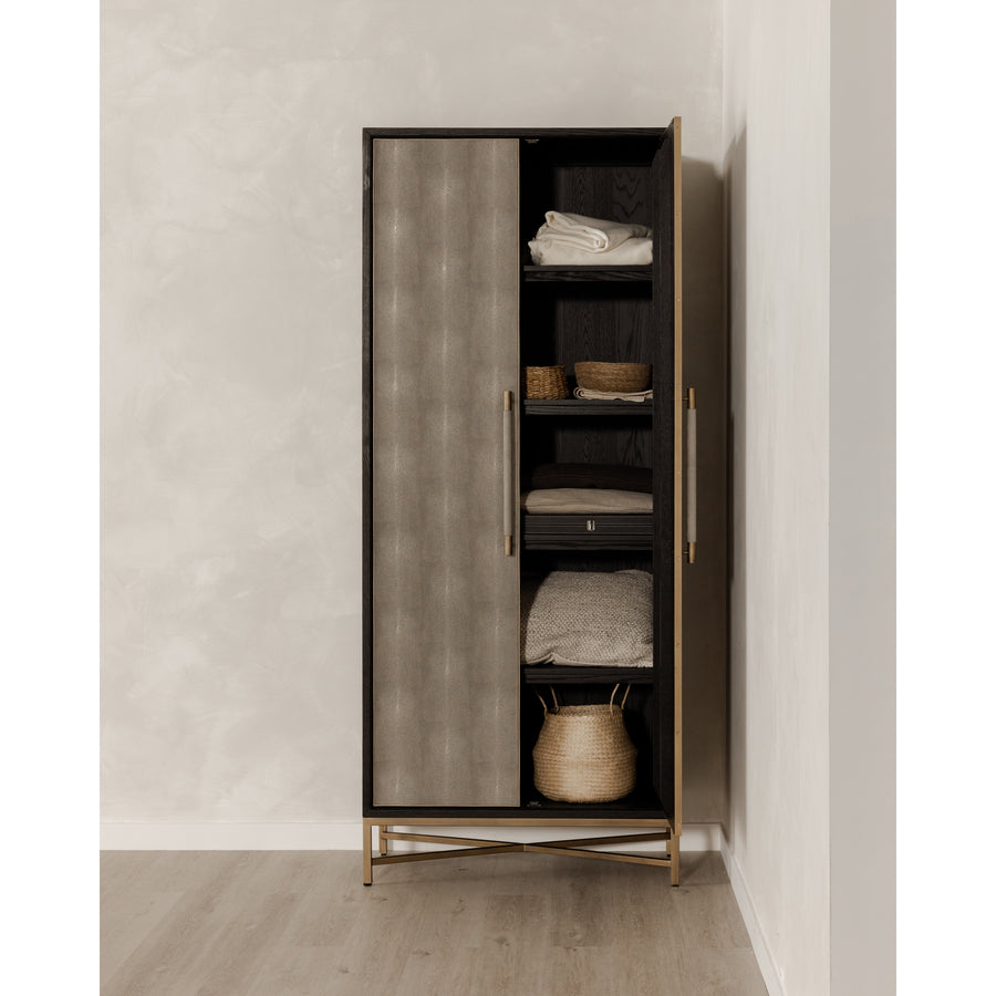 Moe's Home Mako Storage Cabinet in Grey (91' x 38' x 18') - VL-1062-15