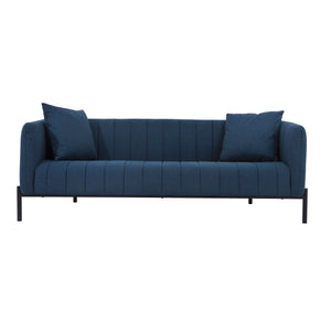 Moe's Home Jaxon Sofa in Blue (29' x 82.7' x 32') - VV-1002-19