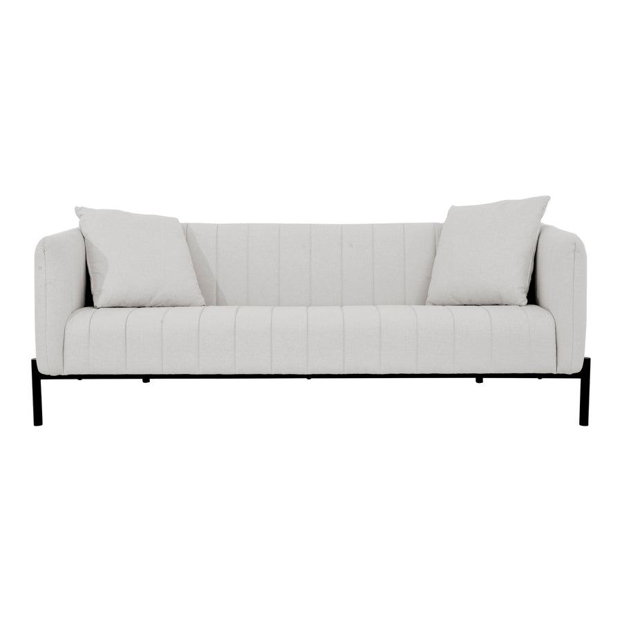 Moe's Home Jaxon Sofa in Light Grey (29' x 82.7' x 32') - VV-1002-29
