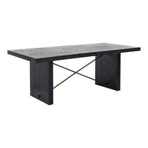 Moe's Home Sicily Dining Table in Black (30' x 80' x 38') - VX-1033-02