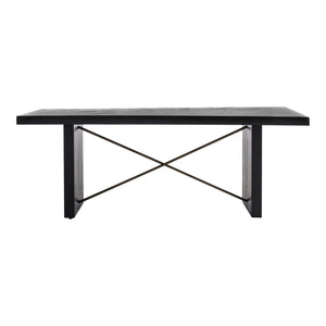 Moe's Home Sicily Dining Table in Black (30' x 80' x 38') - VX-1033-02