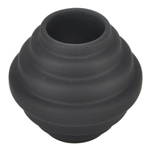 Moe's Home Mish Vase in Black (6' x 6.4' x 6.4') - VZ-1045-02
