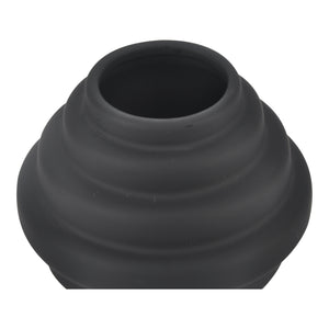 Moe's Home Mish Vase in Black (6' x 6.4' x 6.4') - VZ-1045-02