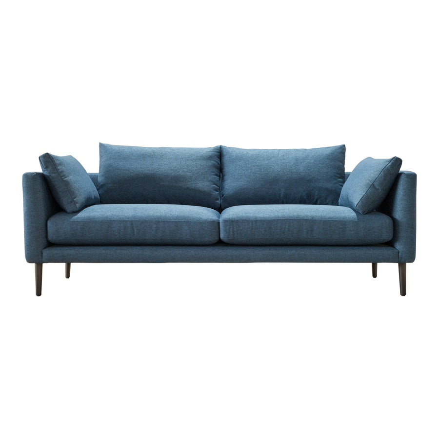 Moe's Home Raval Sofa in Blue (31.5' x 83.5' x 40.5') - WB-1004-19