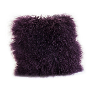 Moe's Home Lamb Pillow in Purple (16' x 16' x 3') - XU-1000-10