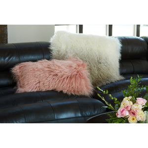Moe's Home Lamb Pillow in Pink (11' x 19' x 3') - XU-1001-33