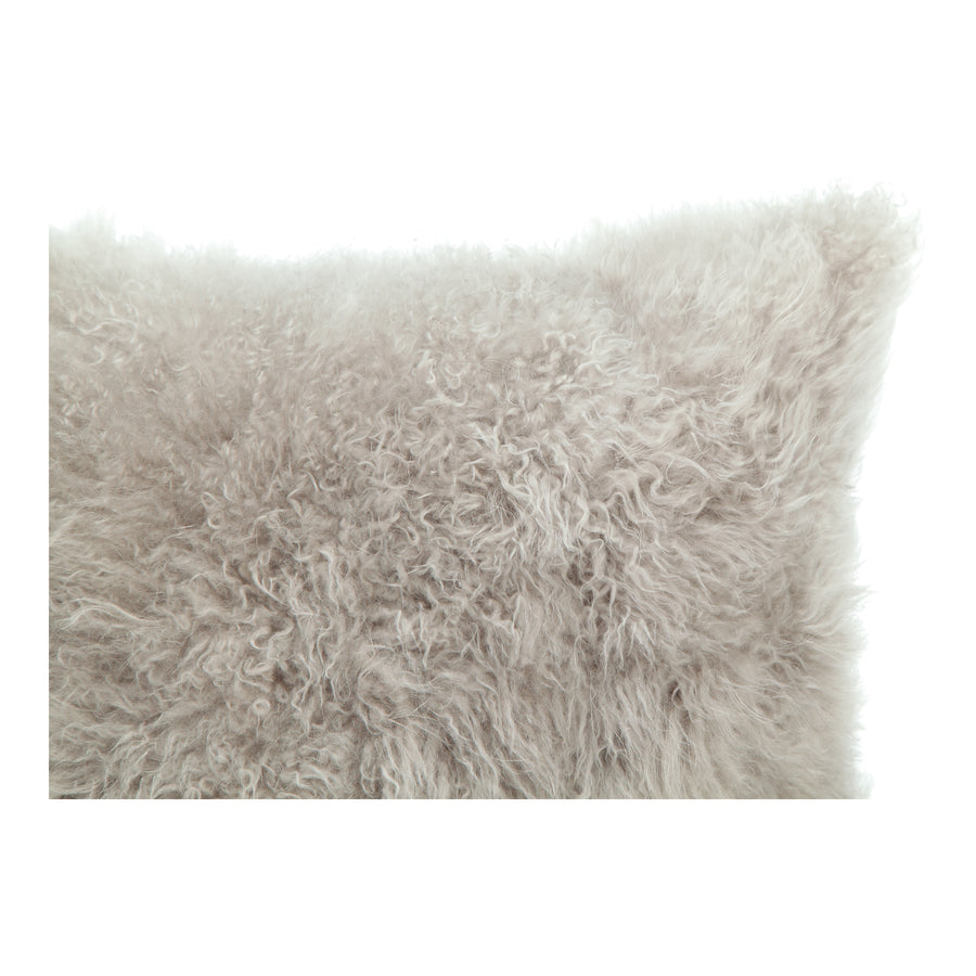 Moe's Home Cashmere Pillow in Light Grey (18' x 18' x 3') - XU-1015-29