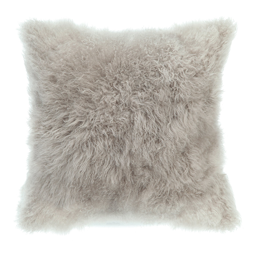 Moe's Home Cashmere Pillow in Light Grey (18' x 18' x 3') - XU-1015-29