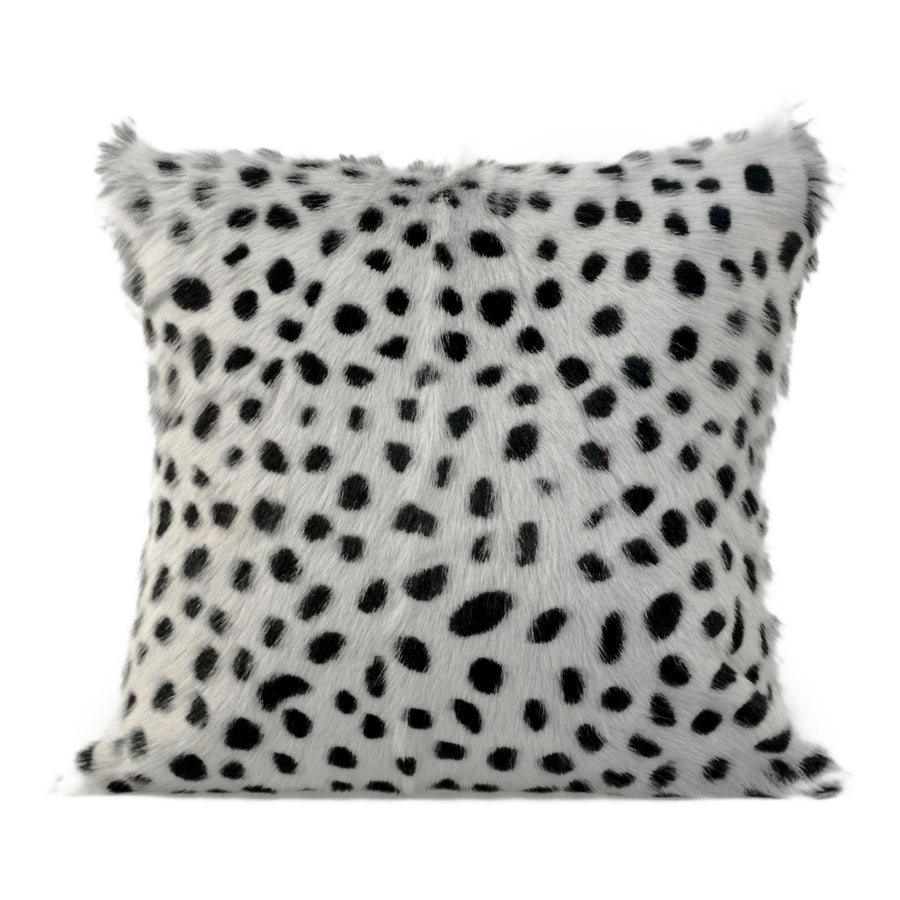 Moe's Home Spotted Pillow in White Leopard (17' x 17' x 4') - XU-1017-15