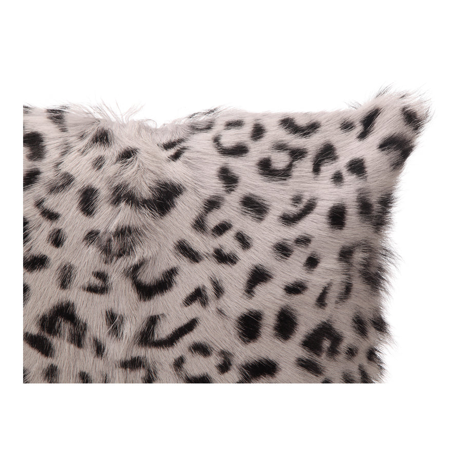 Moe's Home Spotted Pillow in Grey Leopard (18' x 18' x 4') - XU-1017-29