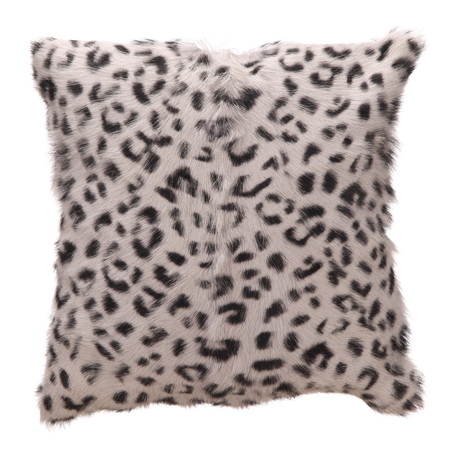 Moe's Home Spotted Pillow in Grey Leopard (18' x 18' x 4') - XU-1017-29
