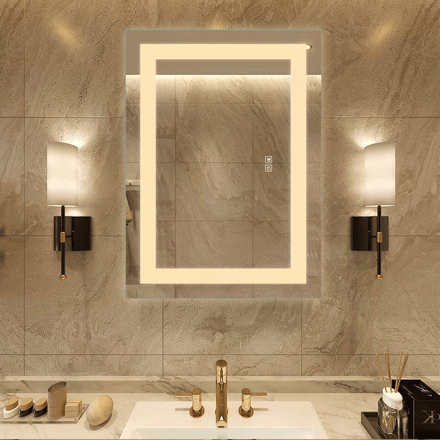 28-in H x 20-in W LED Bathroom Mirror