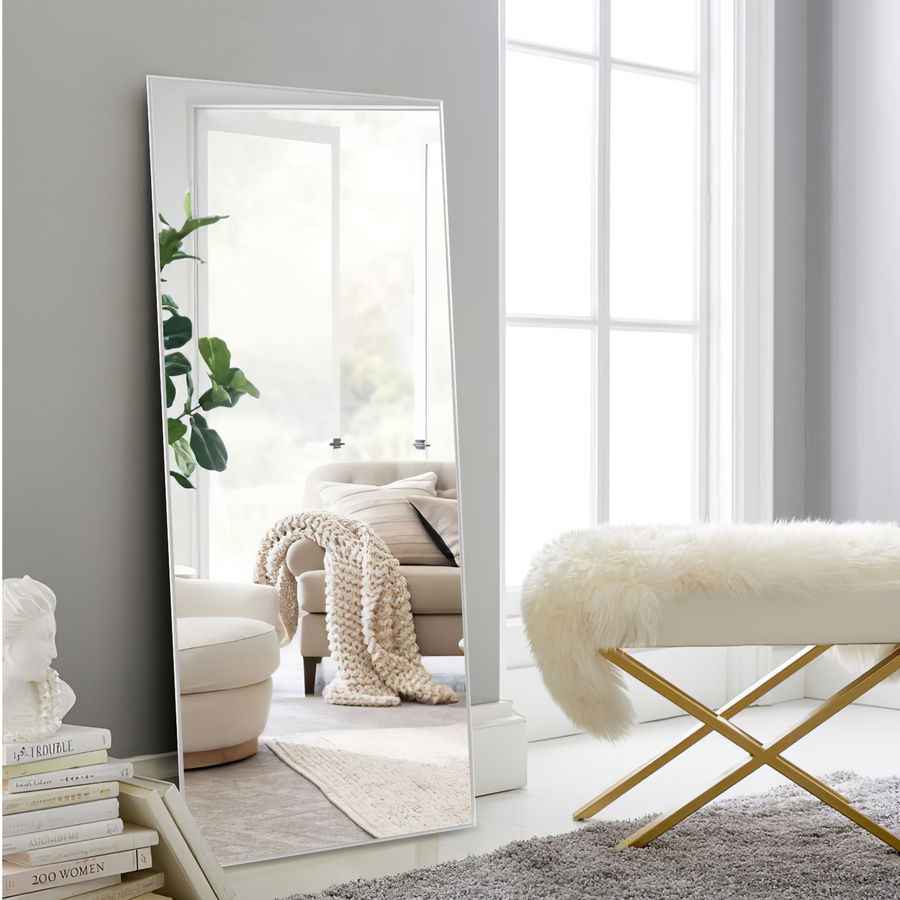 71-in H x 28-in W Metal Framed Full Length Oversized Mirror