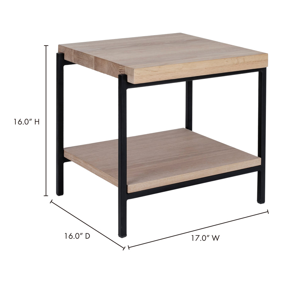 Moe's Home Mila End Table in Natural (16' x 17' x 16') - YC-1004-24