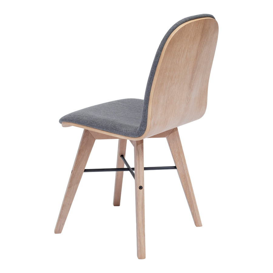 Moe's Home Napoli Dining Chair in Grey (34' x 17' x 21') - YC-1007-15